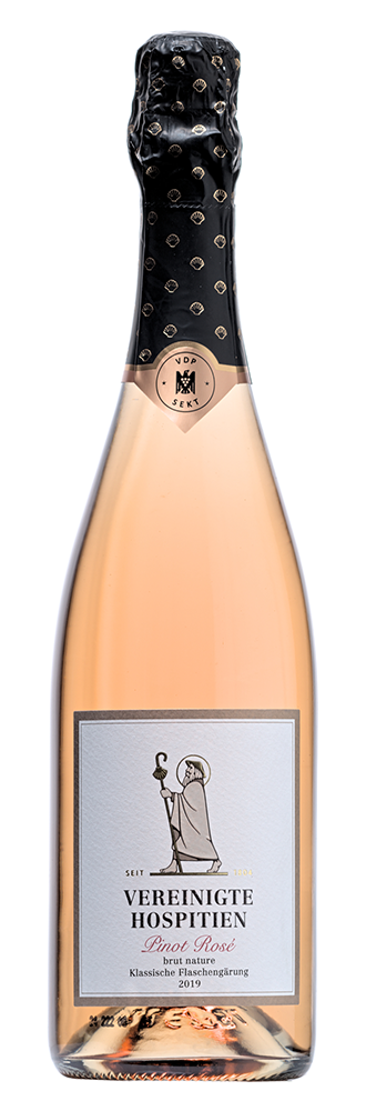 Pinot Rosé Sekt  brut nature Klassische Flaschengärung