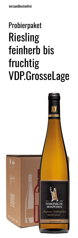6er Probierpaket Riesling feinherb bis fruchtig  VDP.Grosse Lage 2025